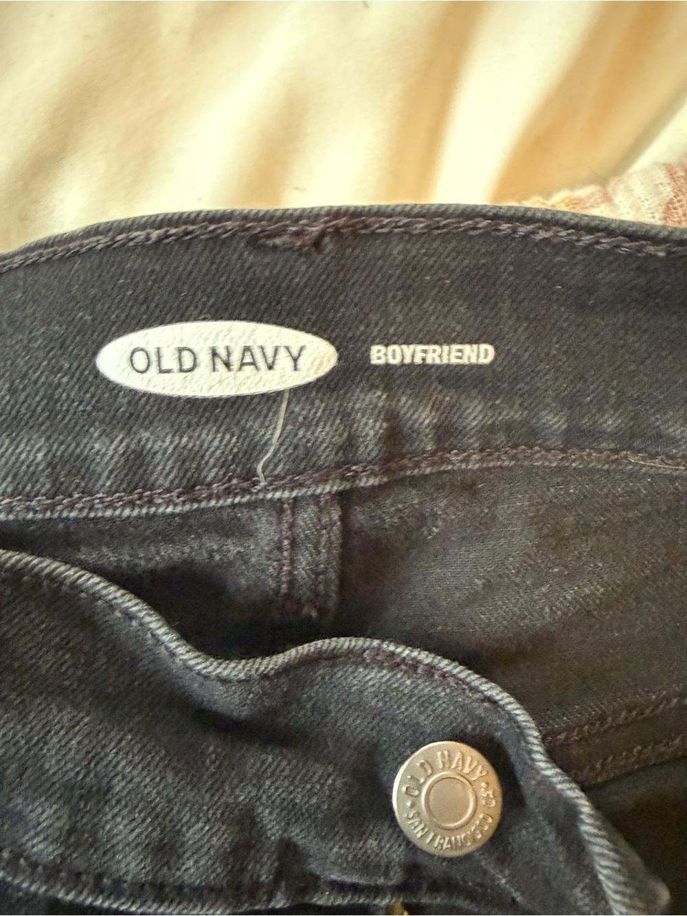 Old Navy Boyfriend Jeans - Black Wash